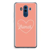 Friends heart: Huawei Mate 10 Pro Transparant Hoesje - thumbnail