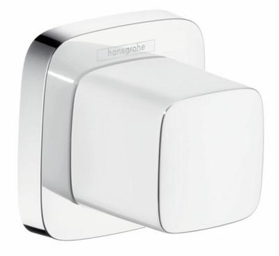 Hansgrohe Puravida afdekset voor stopkraan, wit-, chroom Hansgrohe Puravida afdekset voor stopkraan, wit-, chroom