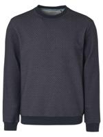 Sweater crewneck relief double fabr night