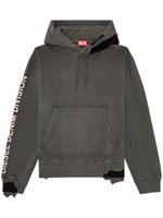 Diesel hoodie à imprimé graphique - Gris