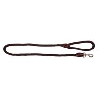 JACK AND VANILLA, Hondenriem met karabijnhaak, model walkabout, kleur bruin, afmetingen 15 mm x 135 cm