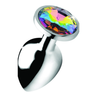 XR Brands Rainbow Prism - Butt Plug - Large - thumbnail