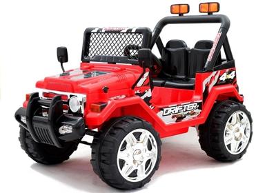 Viking Choice  Elektrisch bestuurbare Jeep Drifter - rood