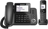 Panasonic KX-TGF310EXM Telefono a Filo e Cordless DECT Senza Segreteria Telefoni