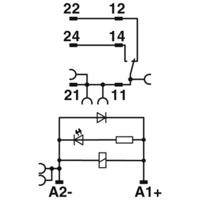 Phoenix Contact RIF-1-RPT-LDP-24DC/1X21MS Relaismodule 10 stuk(s)