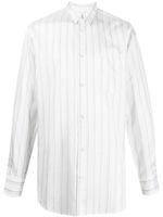 Comme Des Garçons Shirt chemise rayée à manches longues - Blanc