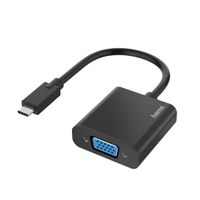 Hama 00200317 video kabel adapter USB Type-C VGA (D-Sub) Zwart - thumbnail