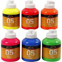 A-Color - Acrylverf - Neon - (6 x 500 ml)