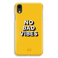 No Bad Vibes: iPhone XR Volledig Geprint Hoesje - thumbnail