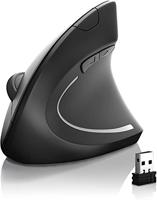 Gembird musw-ergo-01 - Mouse (Right Hand, Vertical, Design, Optical, RF, Wireless,1600 dpi, Black)