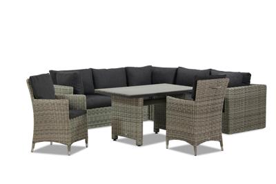 Garden Collections Comodo/Lusso 130 cm dining loungeset 8-delig