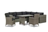 Garden Collections Comodo/Lusso 130 cm dining loungeset 8-delig