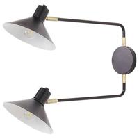 Beliani - KADASSA - Wandlamp - Zwart - Staal