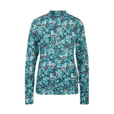 Q/S designed by top met all over print turquoise