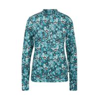 Q/S designed by top met all over print turquoise