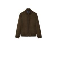 Mango Man imitatiesuède jack kaki