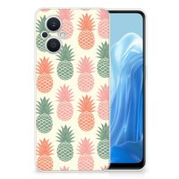 OPPO Reno8 Lite Siliconen Case Ananas