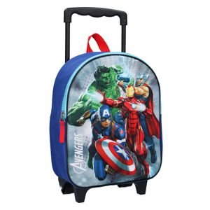 Marvel Avengers koffer op wieltjes blauw 31 cm voor kinderen   -