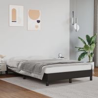 Bedframe kunstleer zwart 120x200 cm