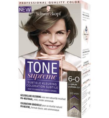Schwarzkopf Color Tone Supreme 6-0 Lichtbruin (60ml)