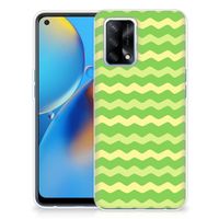 OPPO A74 4G TPU bumper Waves Green