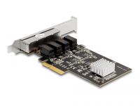 Delock 88618 PCI Express x4-kaart 4 x RJ45 Gigabit LAN RTL8111 - thumbnail