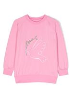 WAUW CAPOW by BANGBANG sweat Peace Out en coton biologique - Rose