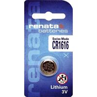 CR1616 Knoopcel Lithium 3 V 50 mAh Renata CR1616 1 stuk(s)