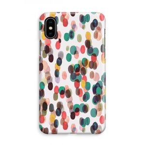 Tropical Dots: iPhone Xs Volledig Geprint Hoesje