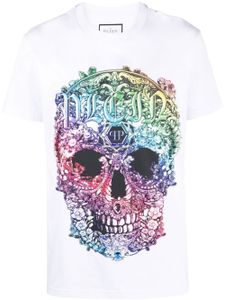 Philipp Plein t-shirt à imprimé baroque - Blanc