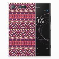Sony Xperia XZ1 TPU bumper Aztec Paars