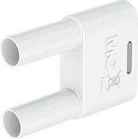 Stäubli SKS-4N-19 verbindingsstekker wit stift-Ø: 4mm afstand tussen de stift: 19mm 1st.