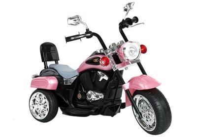 Viking Choice  Kindermotor driewieler elektrisch bestuurbaar – Licht Roze