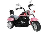 Viking Choice  Kindermotor driewieler elektrisch bestuurbaar – Licht Roze