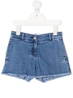 Stella McCartney Kids short Butterfly en jean - Bleu