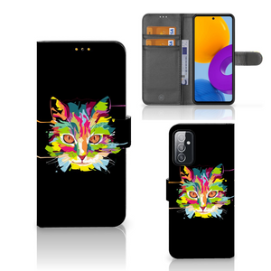 Samsung Galaxy M52 Leuk Hoesje Cat Color