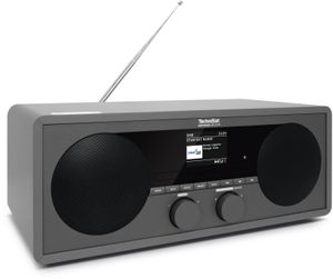 TechniSat DIGITRADIO 451 CD IR Internetradio Internet, DAB+, VHF (FM) AUX, Bluetooth, USB, WiFi, Internetradio Incl. afstandsbediening, Spotify Antraciet