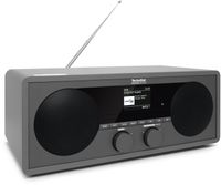 TechniSat DIGITRADIO 451 CD IR Internetradio Internet, DAB+, VHF (FM) AUX, Bluetooth, USB, WiFi, Internetradio Incl. afstandsbediening, Spotify Antraciet - thumbnail