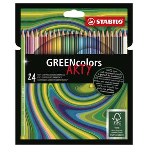 Stabilo GREENcolors Kleurpotloden ARTY, 24st.