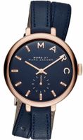 Horlogeband Marc by Marc Jacobs MBM8662 Leder Blauw 10mm