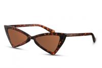 CWI zonnebril dames vlinder multicolor/bruin (CWI2266)