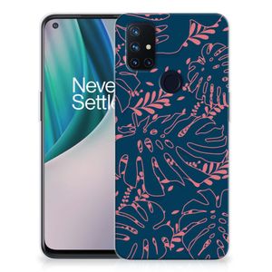 OnePlus Nord N10 5G TPU Case Palm Leaves