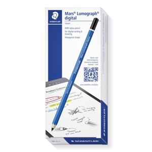 Staedtler Mars® Lumograph® digital classic Digitale pen Met drukgevoelige punt, Met precieze schrijfpunt Blauw