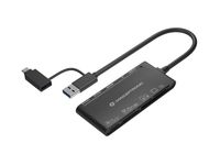 Conceptronic StreamVault BIAN03B geheugenkaartlezer USB 3.2 Gen 1 (3.1 Gen 1) Type-A Zwart