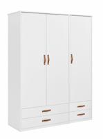 Cool Kids Kledingkast 3 Deuren en 4 Laden