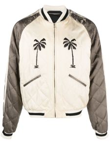 Palm Angels veste Upsidedown Palm Sukajan - Marron