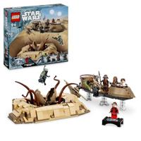 LEGO Star Wars: Return of the Jedi Desert Skiff en Sarlacc-kuil Bouwbaar Voertuig Speelgoed voor Kinderen, Bouwpakket met Personages en Rollenspel-Accessoires, Cadeau voor Jongens en Meisjes 75396