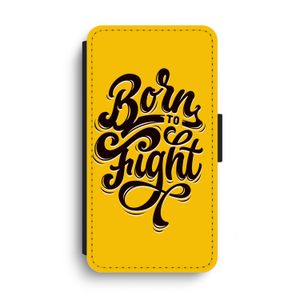 Born to Fight: iPhone XS Max Flip Hoesje