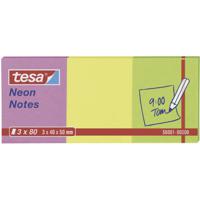 tesa Plaknotitie 56001-00-00 40 mm x 50 mm Pink, Geel, Groen 240 vellen