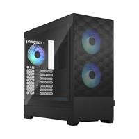 Fractal Design FD-C-POR1A-06 Pop Air RGB Zwart Computer Case TG Clear Tint Gehard Glas,Mid